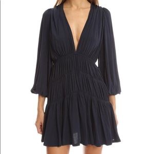 Navy Zimmerman Adorn Scrunch Dress